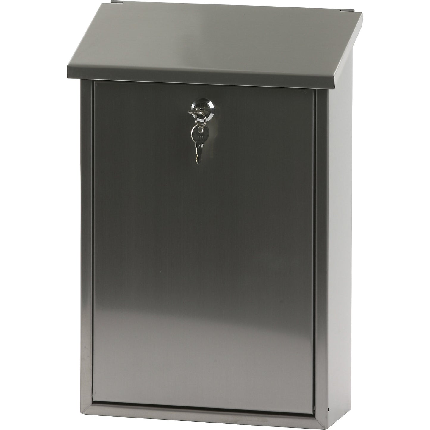 Standard letter box, stainless steel, HxWxD 400 x 280 x 115 mm.