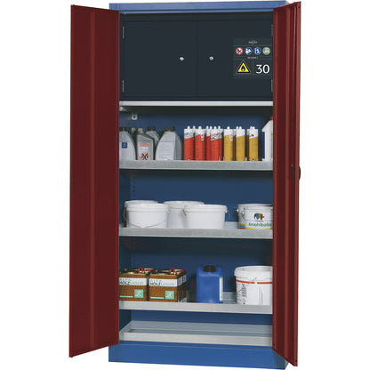 Environmental cupboard, with type 30 safety box, 2 tray shelves, 1 base sump tray.
