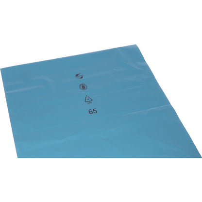 Heavy duty waste sacks LDPE, 120 l, WxH 700 x 1100 mm, material thickness 150 µm, blue, pack of 50.