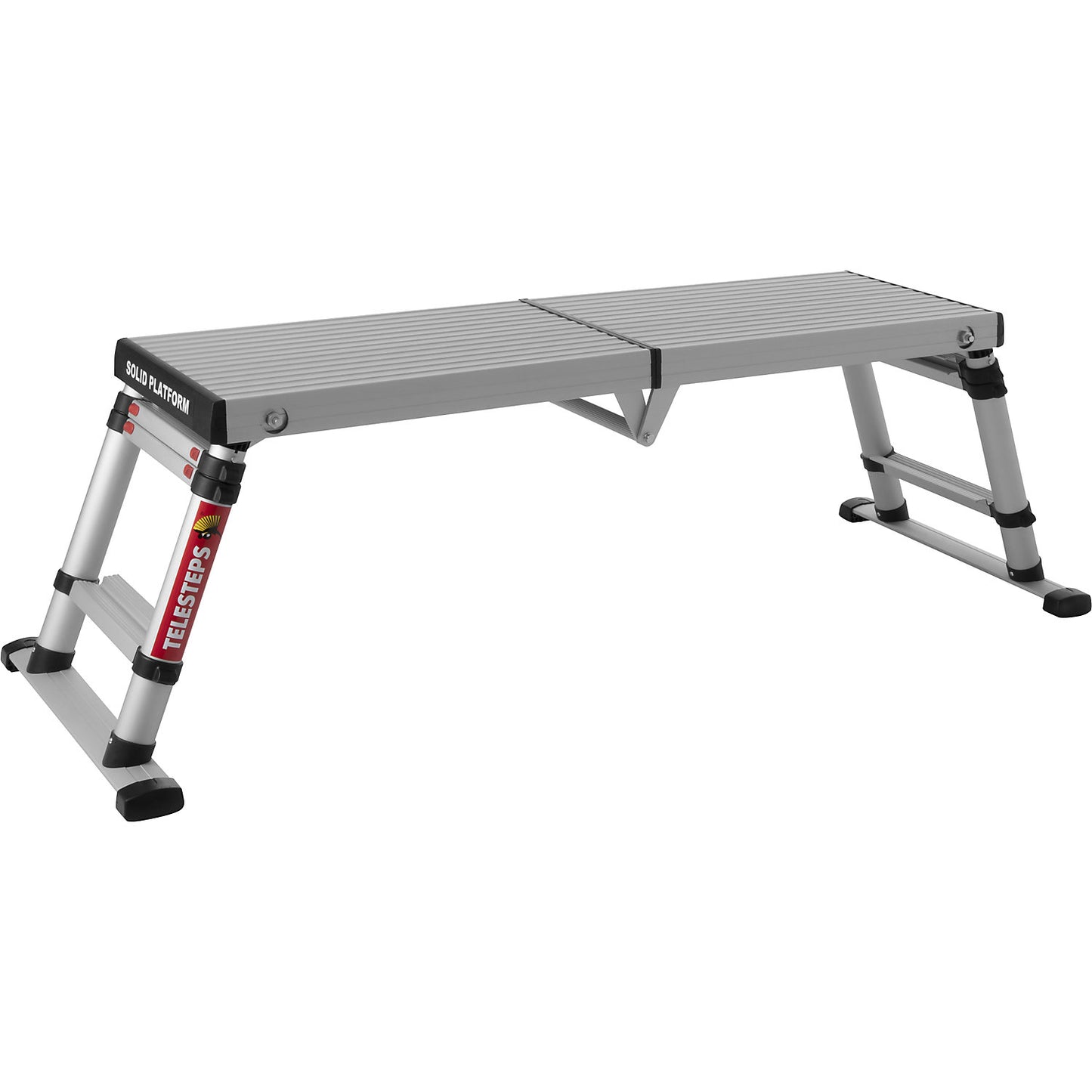 Telescopic working platform, platform 1365 x 410 mm, height adjustable up to 880 mm.