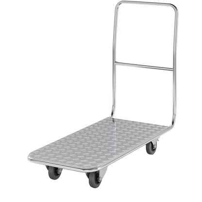 Platform truck, made of aluminium with ribbed structure, LxW 1020 x 450 mm.