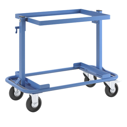 Order picking trolley, with 2 shelves, max. load 150 kg, blue.