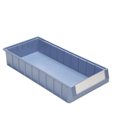 Shelf bin, length 500 mm, WxH 234 x 90 mm, pack of 8.