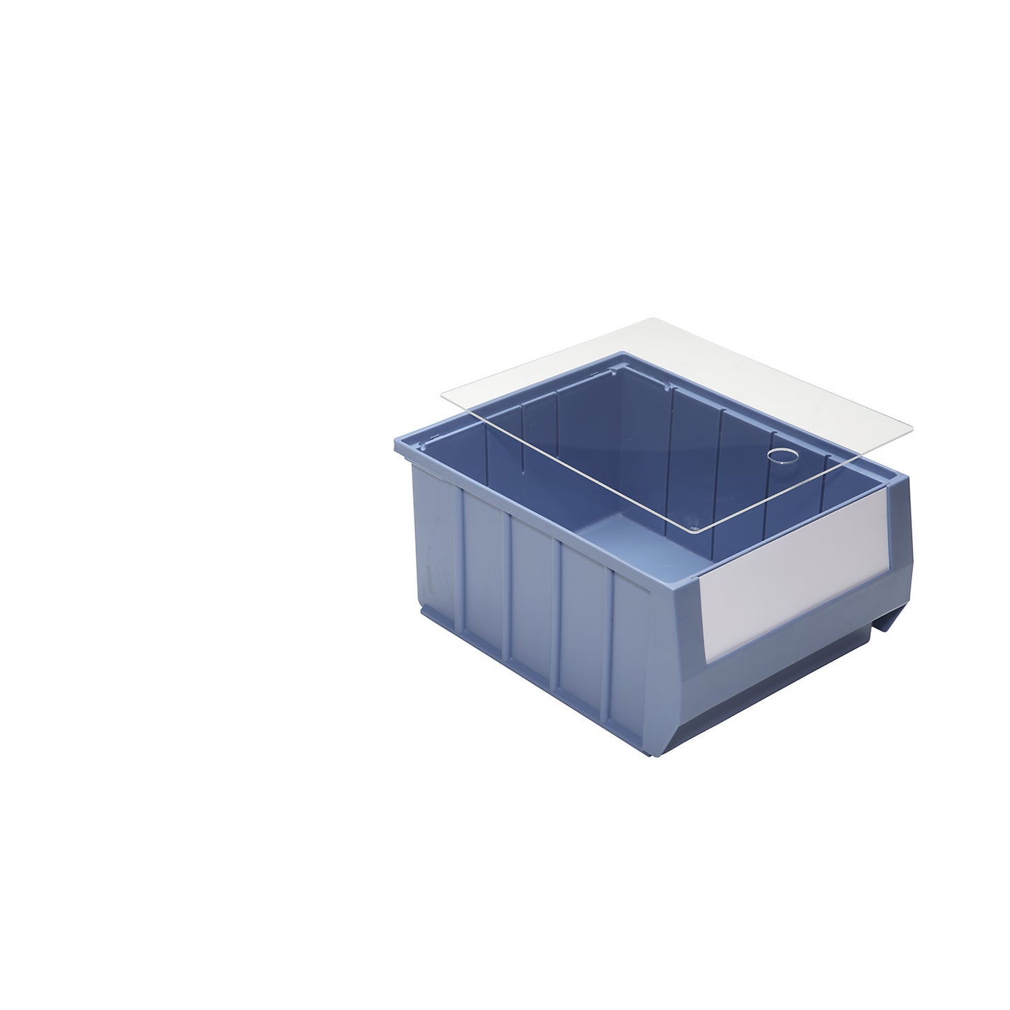 Dust cover for shelf bins, transparent, for LxW 600 x 234 mm, pack of 10.