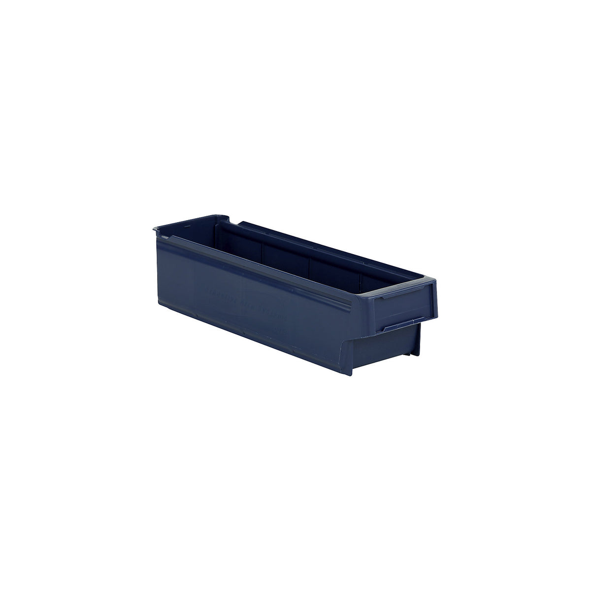 Shelf bin made of polypropylene, blue, LxWxH 400 x 115 x 100 mm, pack of 24.