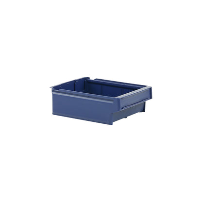 Shelf bin made of polypropylene, blue, LxWxH 300 x 230 x 100 mm, pack of 8.