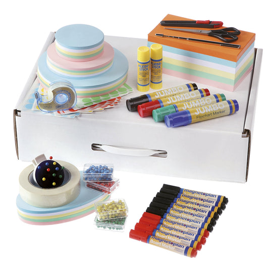 Presentation case, basic trainer set, cardboard, HxWxD 330 x 480 x 125 mm.