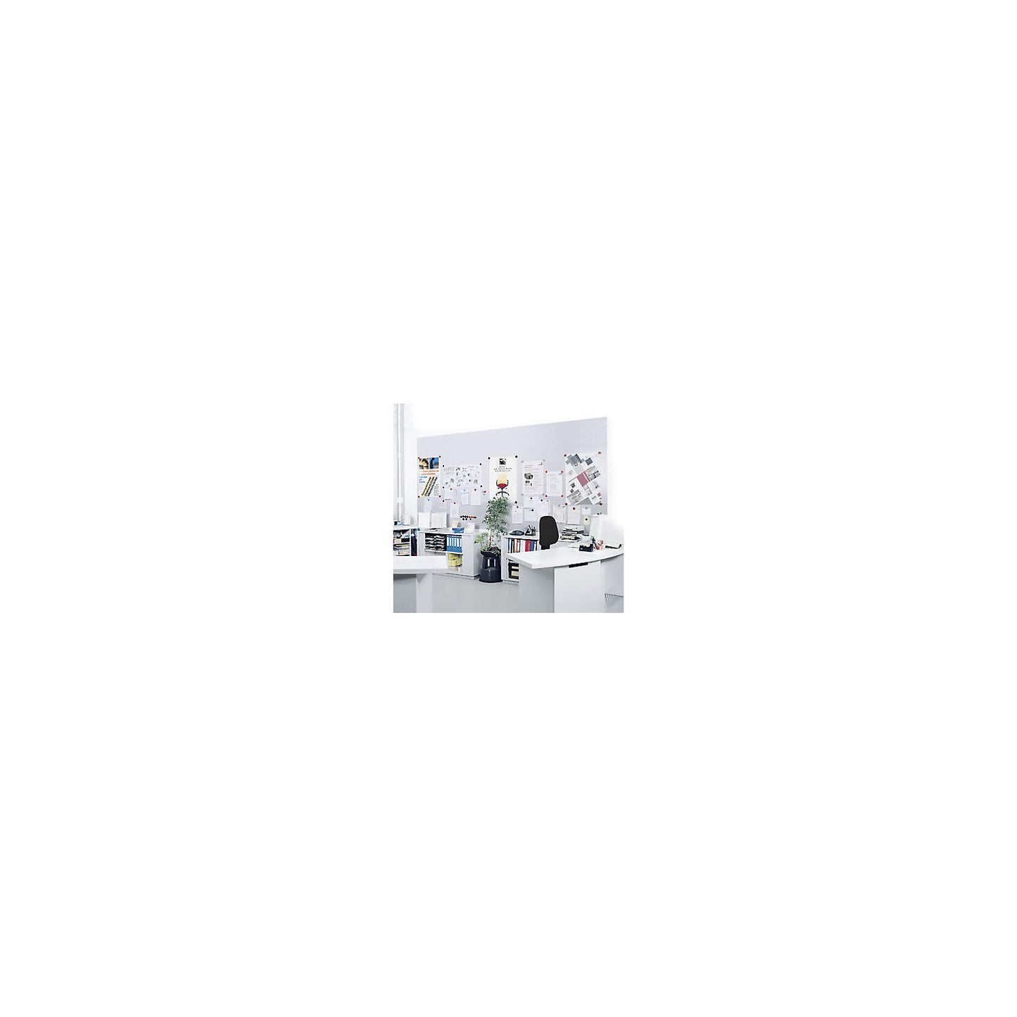 magnetowand® set, metal panels under wallpaper, 20 panels = 5 m².