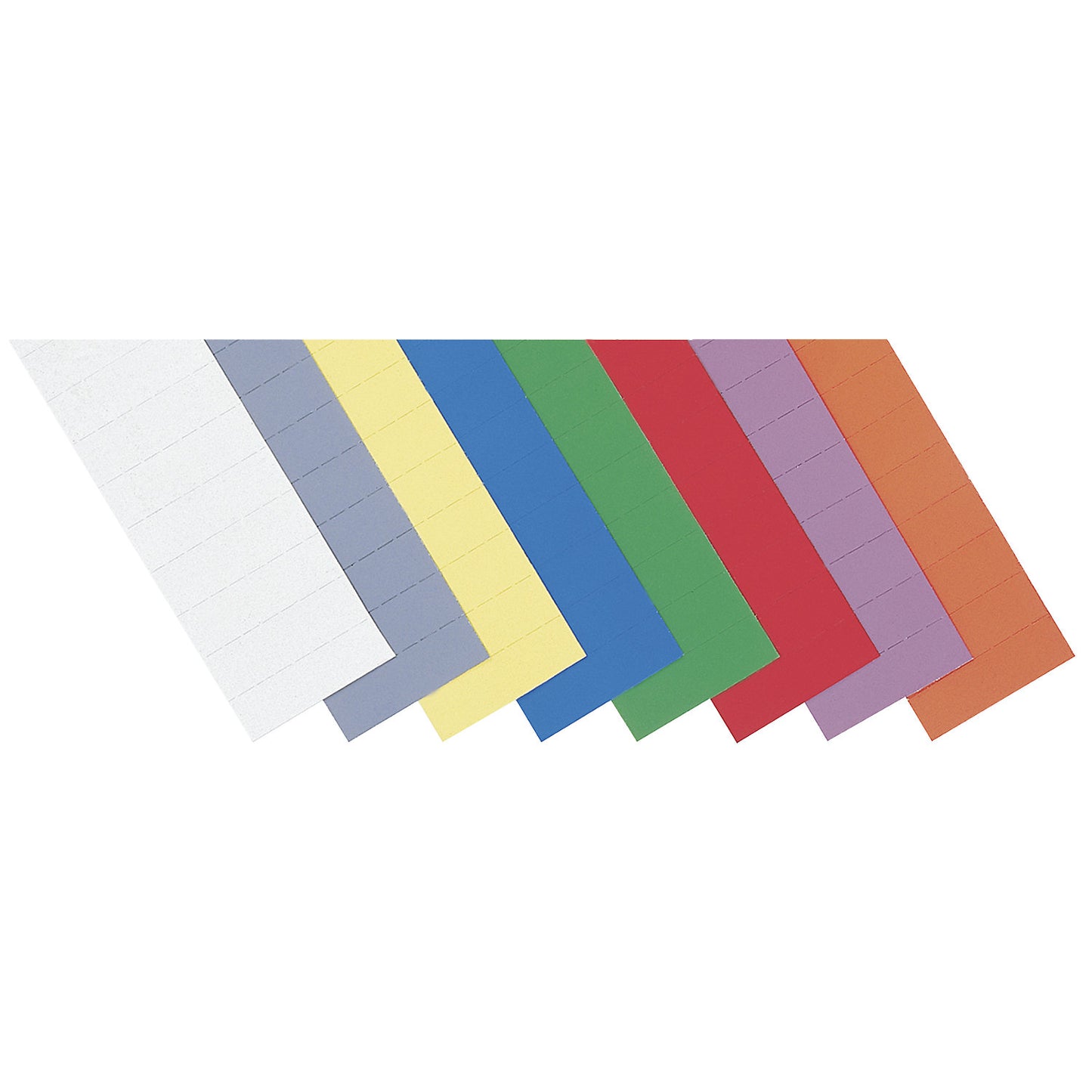 ferrocard labels, HxW 15 x 80 mm, pack of 345, yellow.