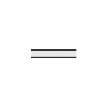 Clear view magnetic label holder, HxW 15 x 80 mm, pack of 20, black.