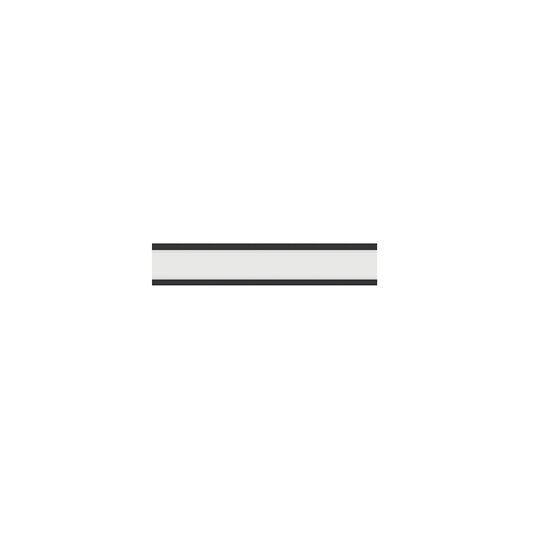 Clear view magnetic label holder, HxW 15 x 80 mm, pack of 20, black.