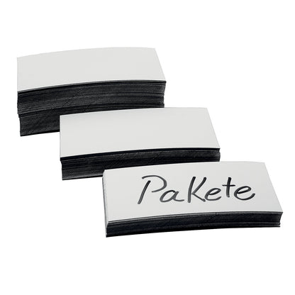 Magnetic labels, white, pack of 200, width 30 mm.