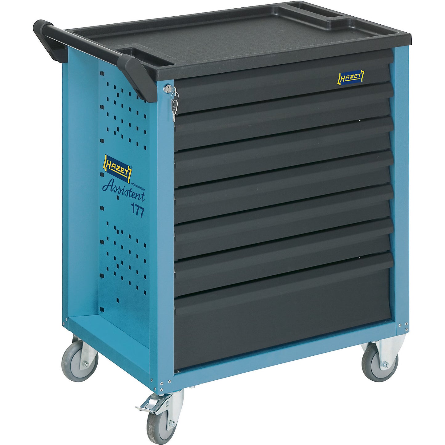 Tool trolley 177-7, HxWxD 913 x 778 x 496 mm, 7 drawers.