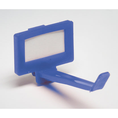 Key hooks, pack of 10, 1+ packs, blue.