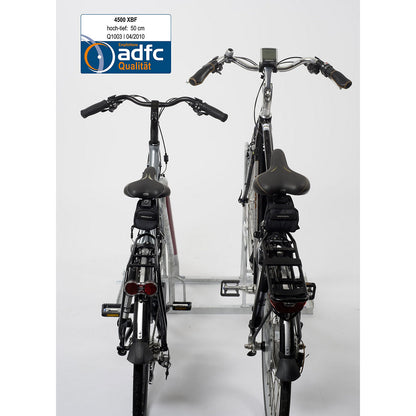 Lean-to bicycle rack, 4500 XBF, single sided model, 2 parking spaces.