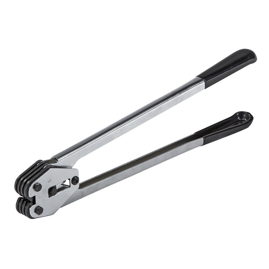 Tensioning tongs for PET strapping, manual, for strap width 13 mm.