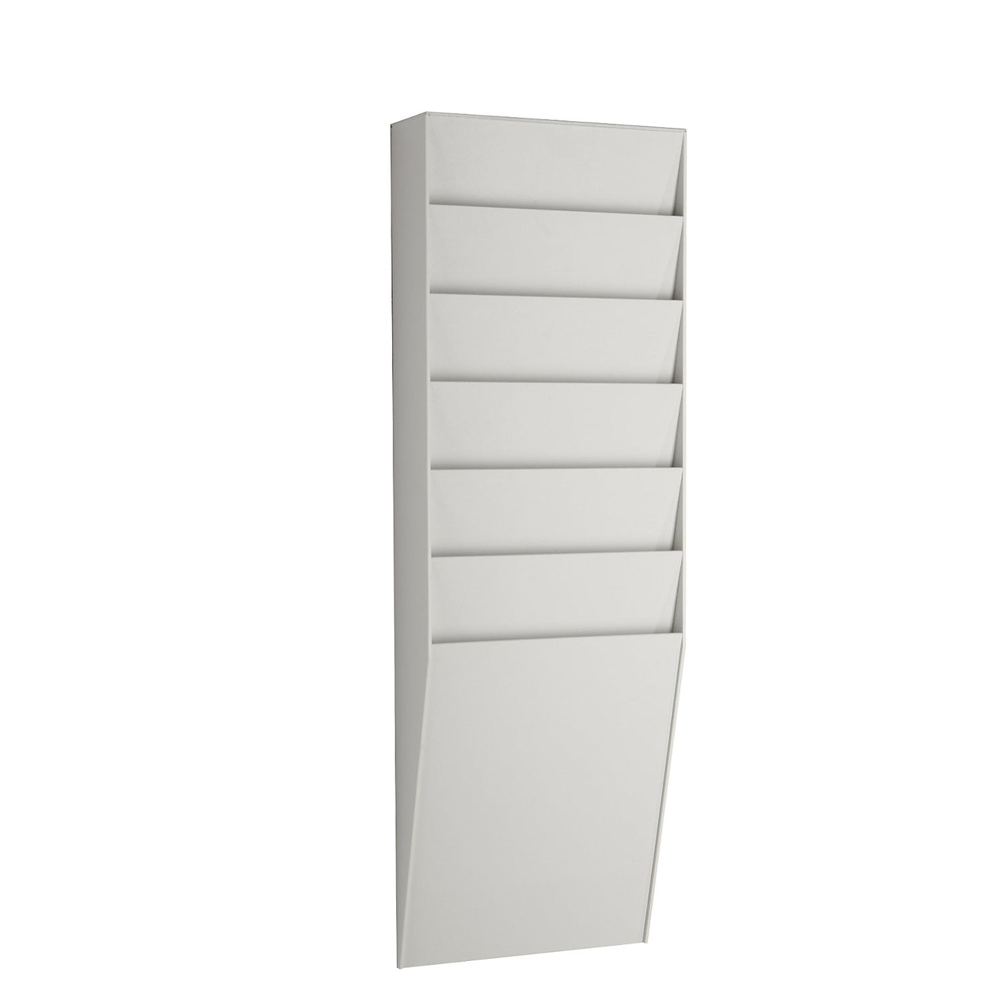 Sorting board, 1 x 6 compartments, HxWxD 712 x 236 x 79 mm, light grey.