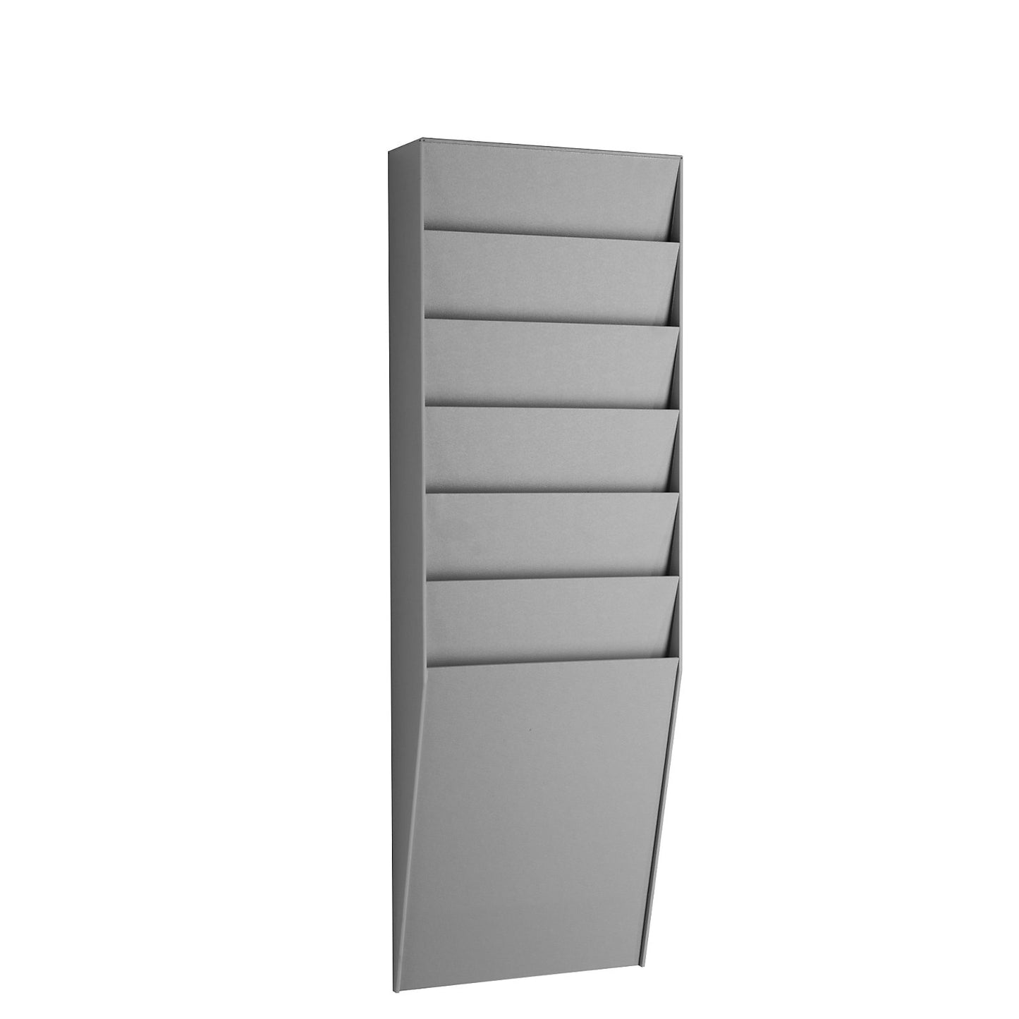 Sorting board, 1 x 6 compartments, HxWxD 712 x 236 x 79 mm, white aluminium.