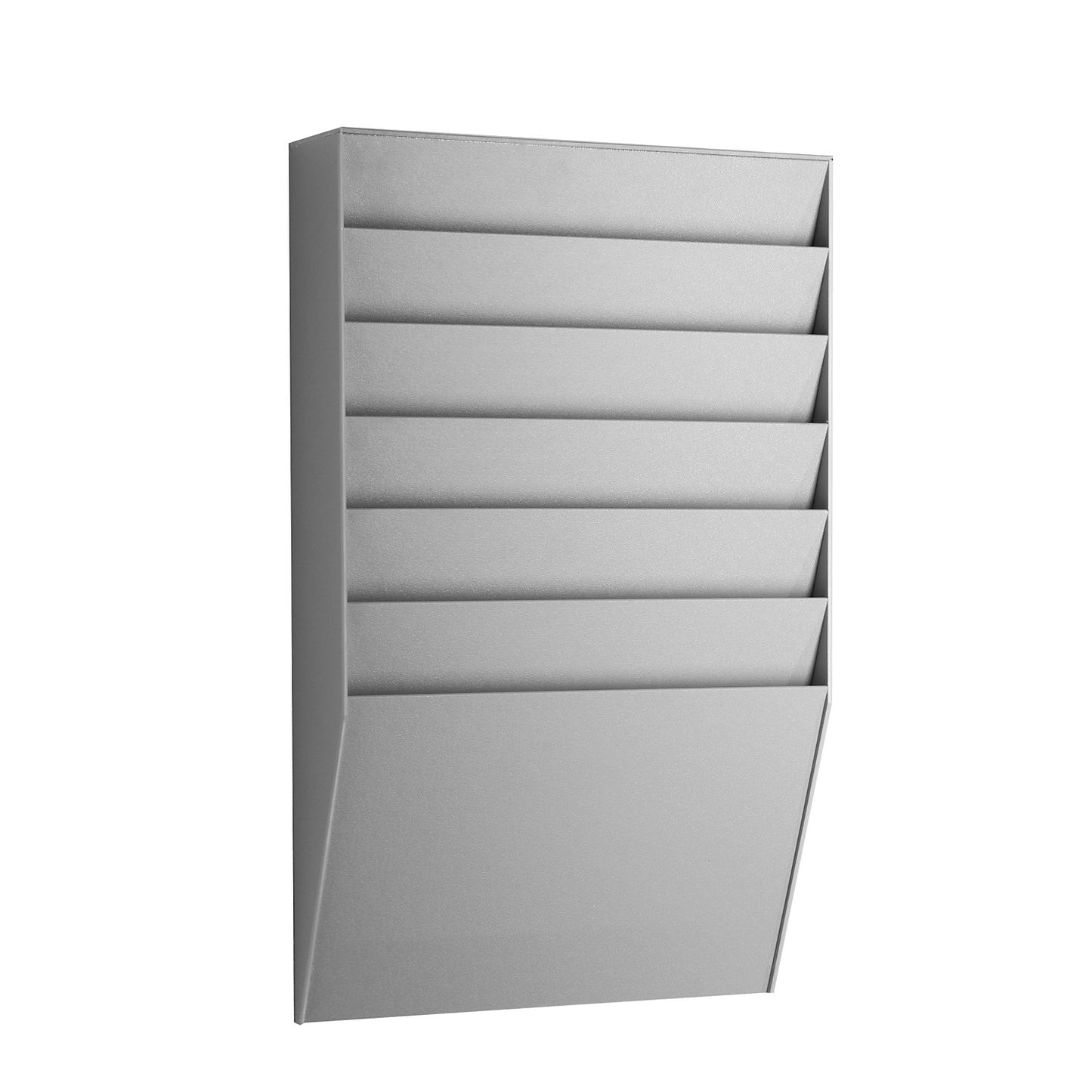 Sorting board, 1 x 6 compartments, HxWxD 505 x 311 x 79 mm, white aluminium.
