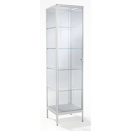 Glass cabinet, column glass cabinet model, width 500 mm, 1 hinged door.