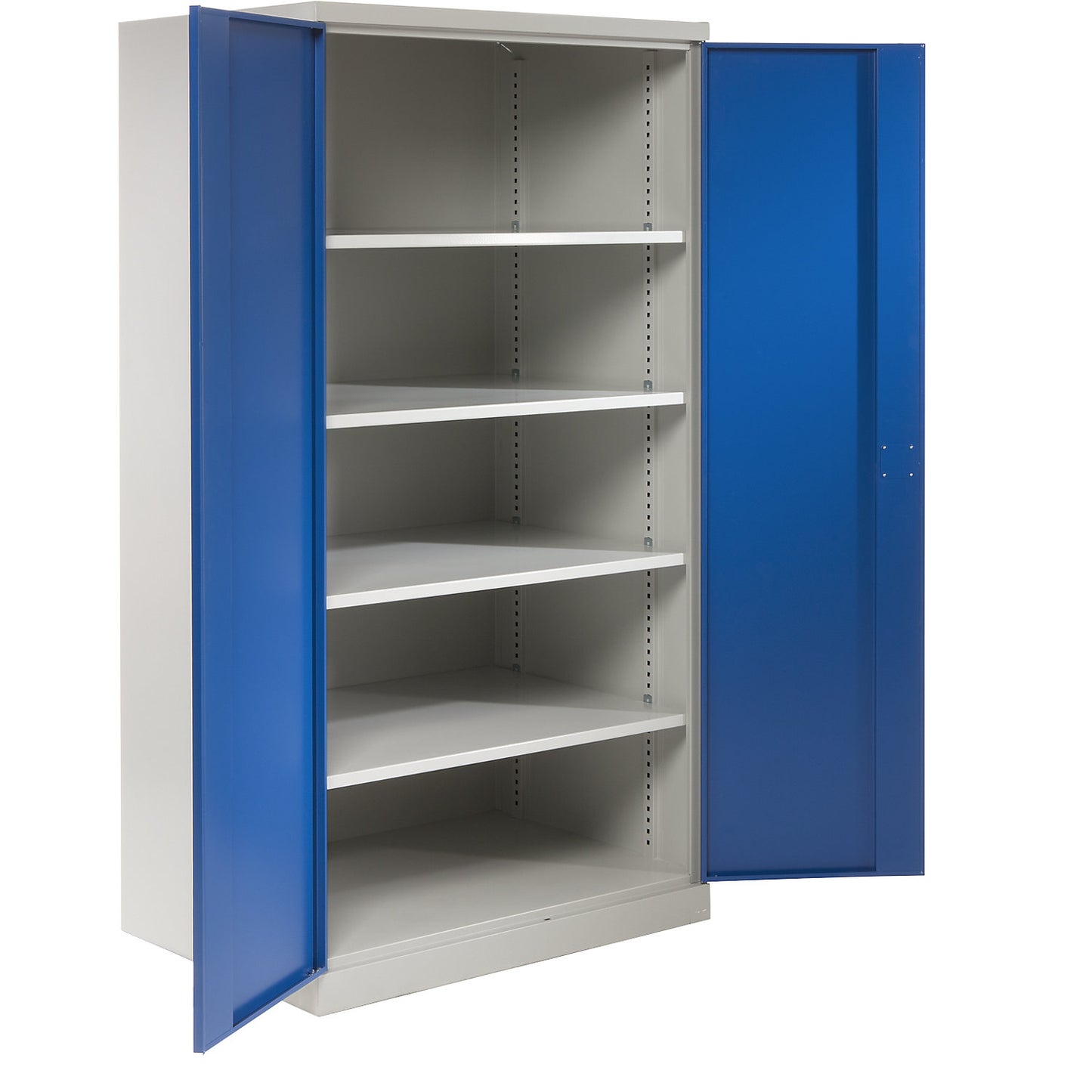 XXL double door cupboard, width 1000 mm, gentian blue door.