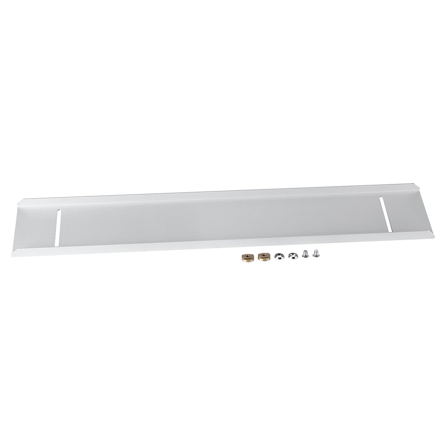 Storage tray for boards, moving, 550 mm long, anodised aluminium.