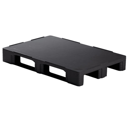 Plastic pallet, max. static load 7500 kg, width 800 mm, closed.