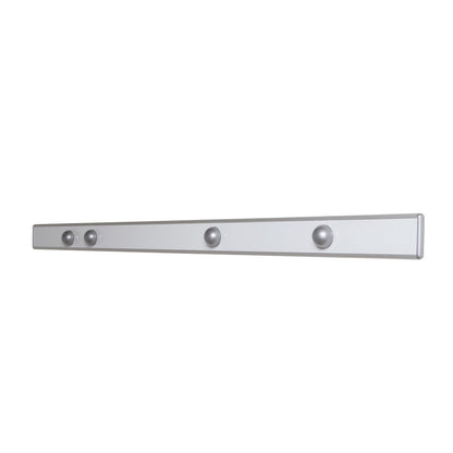 Magnetic wall rail, LxWxD 1000 x 53 x 10 mm, silver.