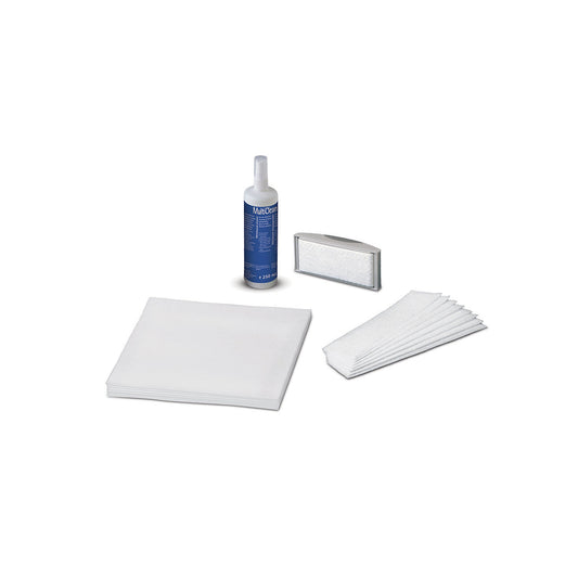 Whiteboard cleaner set, pack of 2 sets, for whiteboards.