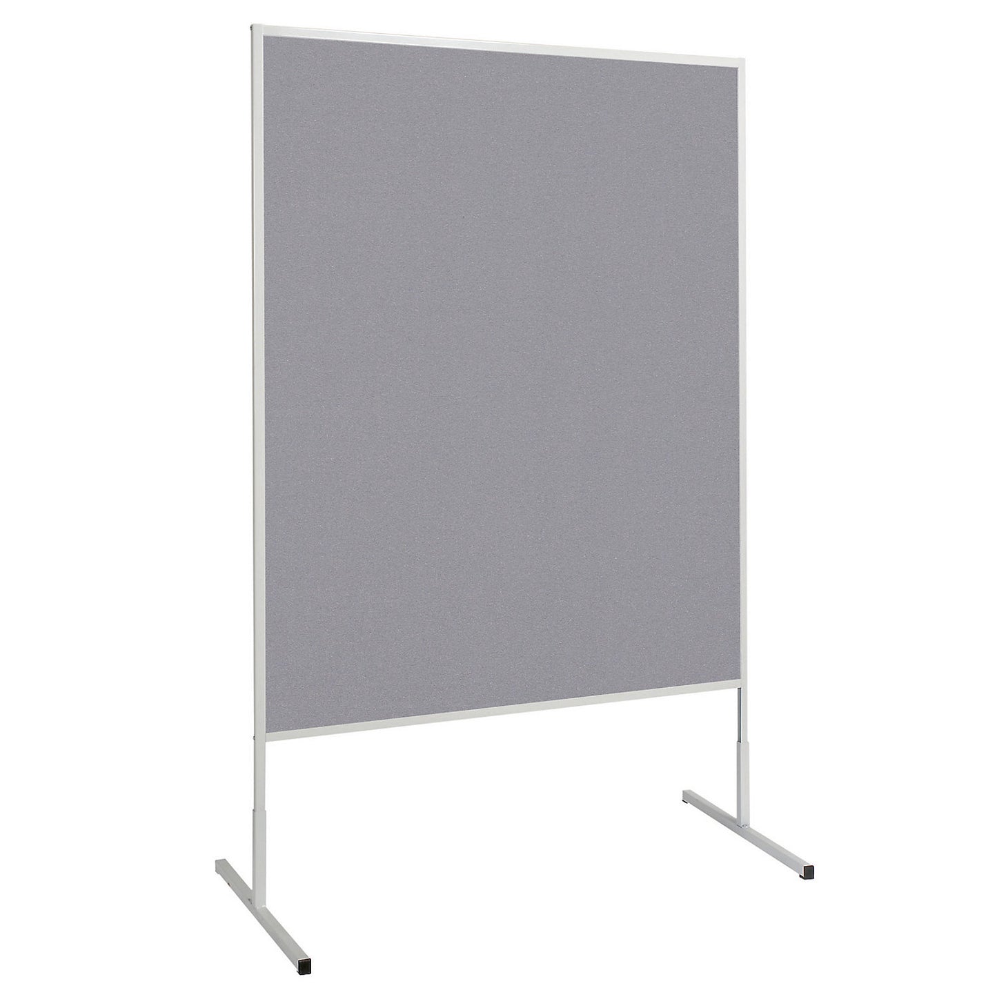 Presentation board, felt, grey, WxH 1200 x 1500 mm.