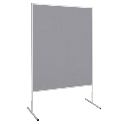 Presentation board, felt, grey, WxH 1200 x 1500 mm.
