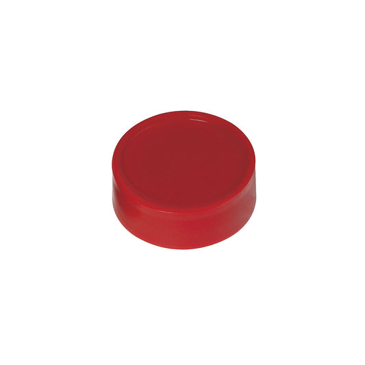 Round magnets, Ø 34 mm, pack of 50, red.
