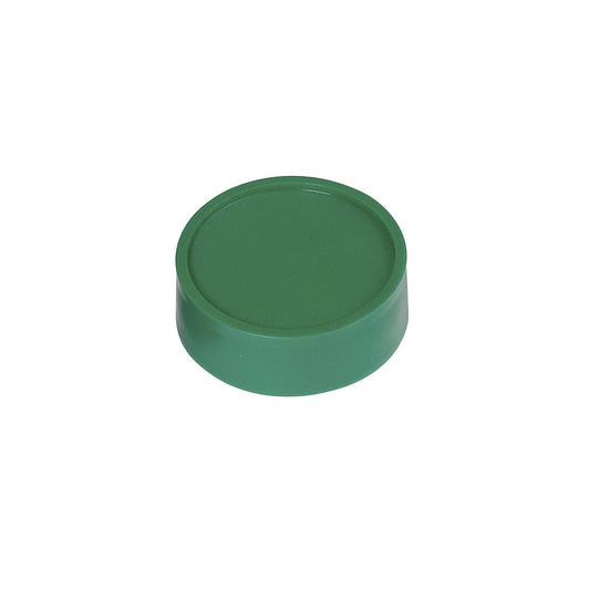 Round magnets, Ø 34 mm, pack of 50, green.