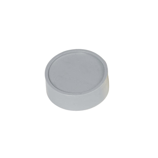 Round magnets, Ø 34 mm, pack of 50, grey.