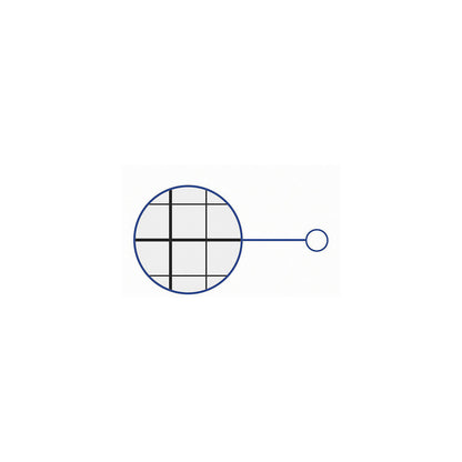 MAULstandard grid board, white, grid 10 x 10 / 50 x 50 mm, WxH 900 x 600 mm.