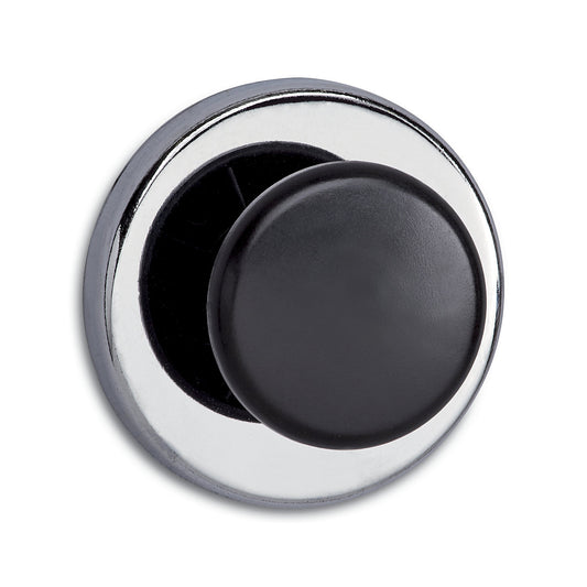 Skittle pin magnet, holds 12 kg, handle knob, pack of 10, Ø 67 mm.