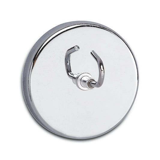 Skittle pin magnet, holds 9 kg, ceiling hook, pack of 10, Ø 52 mm.