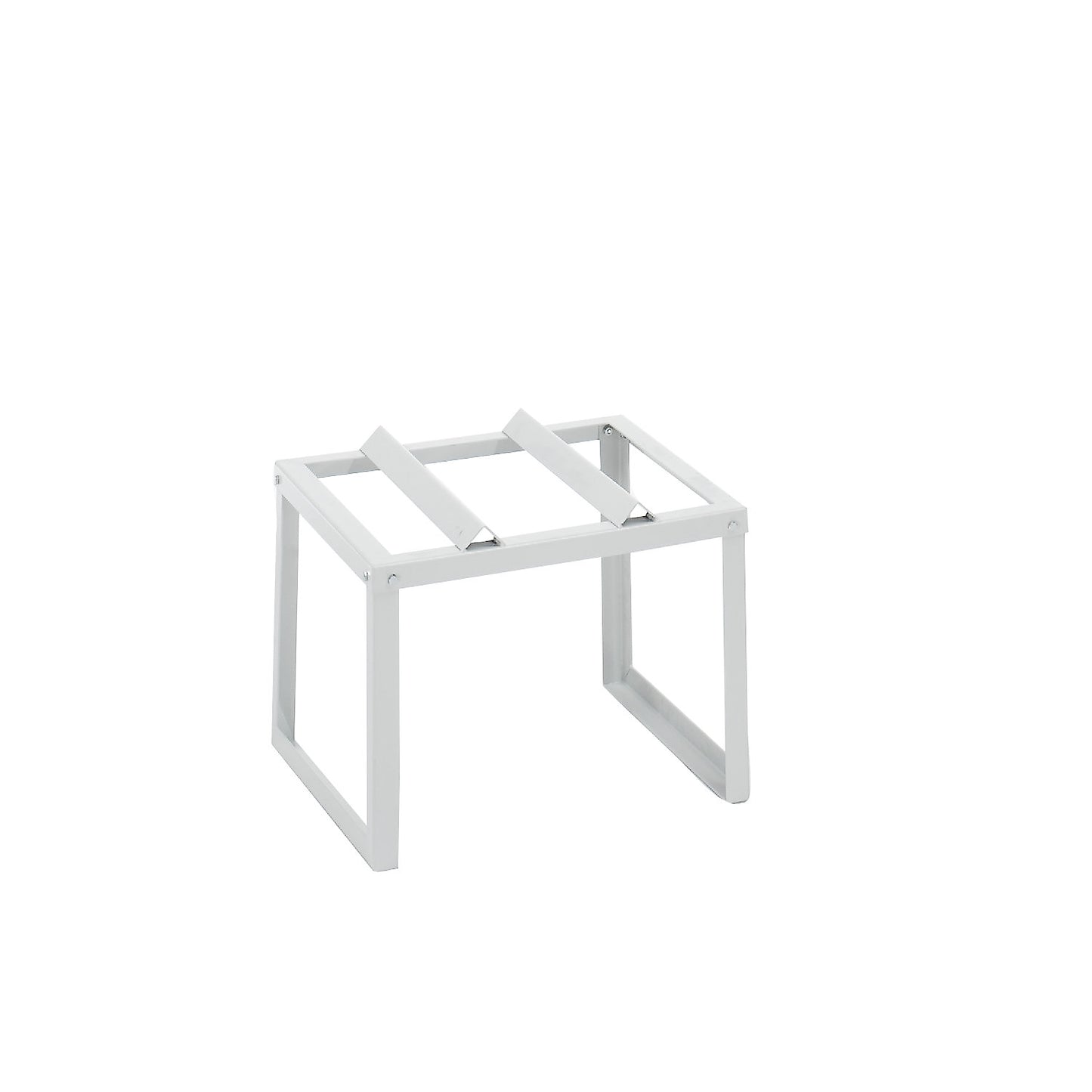 Drum stand, powder coated, for 1 x 60 / 200 l drums, light grey.