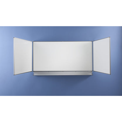 Folding wall board, sheet steel, enamel, WxH 4060 x 1030 mm.