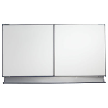 Folding wall board, sheet steel, enamel, WxH 4060 x 1030 mm.