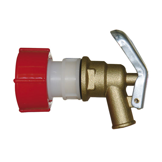 Brass drain tap, 3/4'' thread, NW 12 mm.