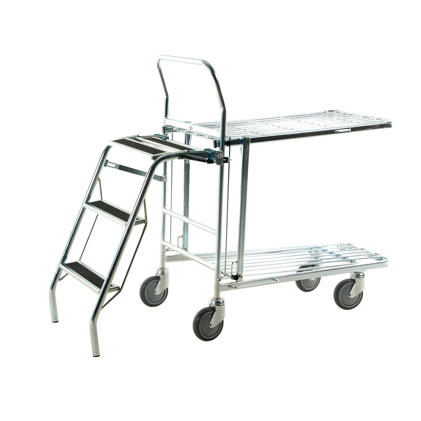 Ladder, LxWxH 540 x 480 x 670 mm, max. load 130 kg.