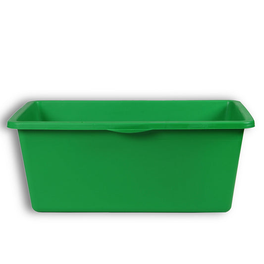 Plastic container, capacity 90 l, 640 x 350 mm, green.