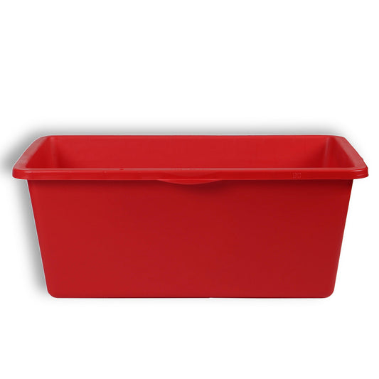 Plastic container, capacity 90 l, 640 x 350 mm, red.