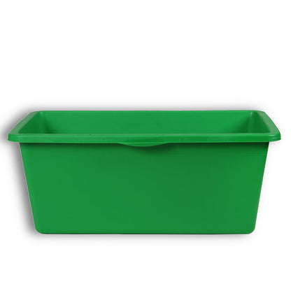 Plastic container, capacity 90 l, 640 x 350 mm, green, pack of 3.