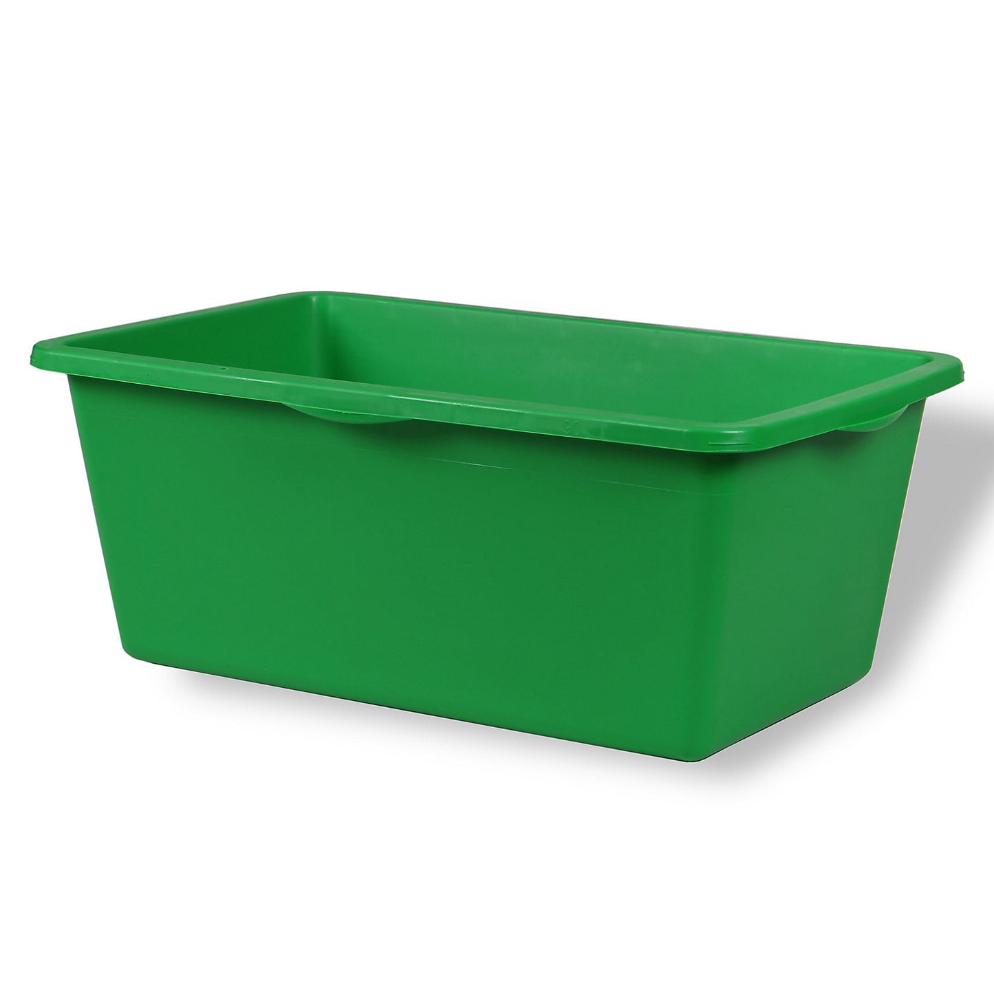 Plastic container, capacity 90 l, 640 x 350 mm, green, pack of 3.