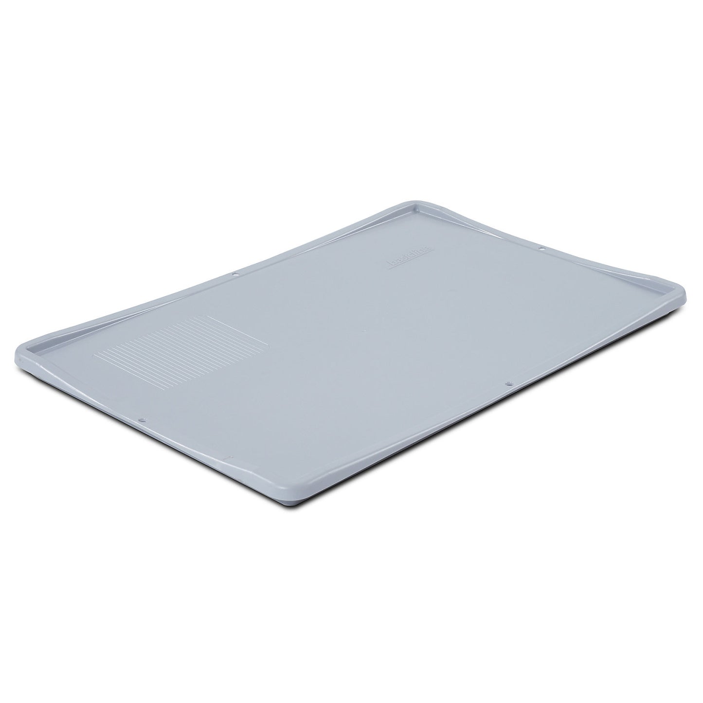 Push-on lid for Euro size container, LxW 600 x 400 mm, grey.