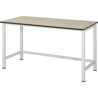 Work table for Series 900 workstation system, height 825 - 1025 mm, MDF worktop, width 1500 mm.