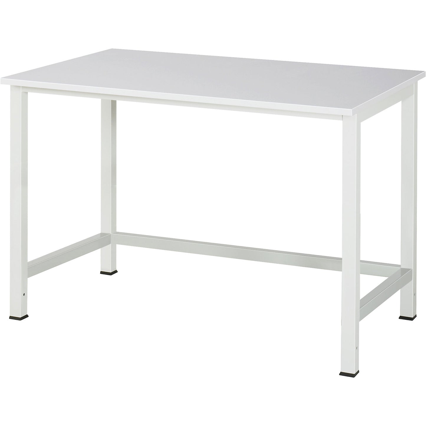 Work table for Series 900 workstation system, height 825 - 1025 mm, MF coated moulded chipboard, width 1250 mm.