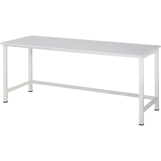 Work table for Series 900 workstation system, height 825 - 1025 mm, MF coated moulded chipboard, width 2000 mm.